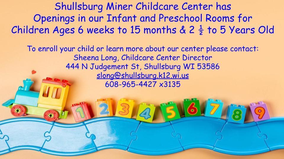 Childcare Openings