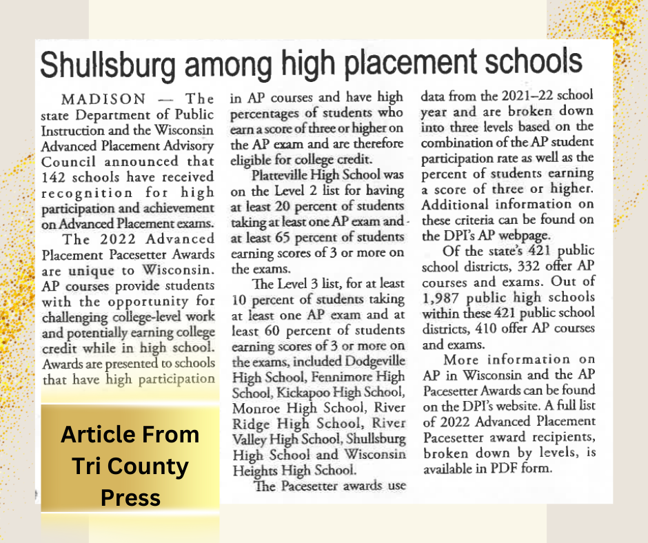 Live Feed School District of Shullsburg